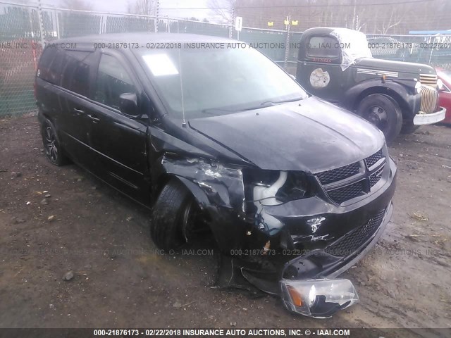 2C4RDGBG4FR709897 - 2015 DODGE GRAND CARAVAN SE BLACK photo 6