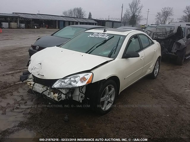 1G2ZG57N894169324 - 2009 PONTIAC G6 WHITE photo 2