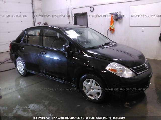 3N1BC1AP6AL429510 - 2010 NISSAN VERSA S/SL BLACK photo 1