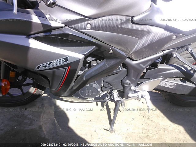 MH3RH06Y2GK012860 - 2016 YAMAHA YZFR3 GRAY photo 9