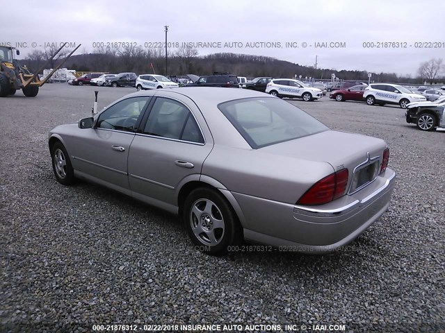 1LNHM86S41Y716641 - 2001 LINCOLN LS 金色 照片 3