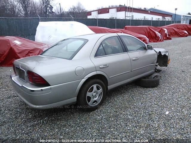 1LNHM86S41Y716641 - 2001 LINCOLN LS GOLD photo 4