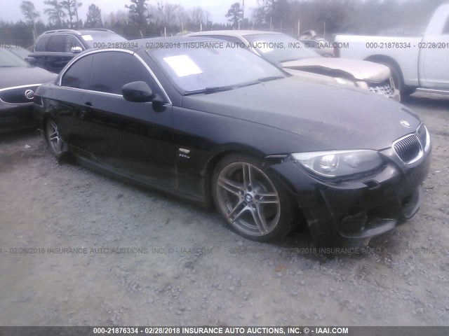 WBADX1C55BE569827 - 2011 BMW 335 IS BLACK photo 1