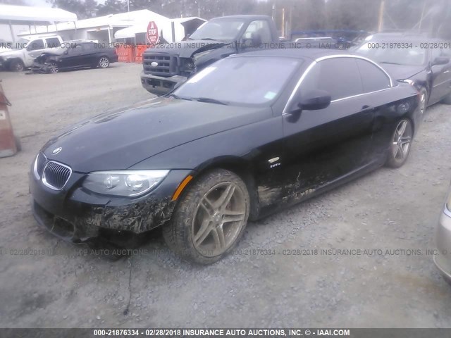 WBADX1C55BE569827 - 2011 BMW 335 IS BLACK photo 2