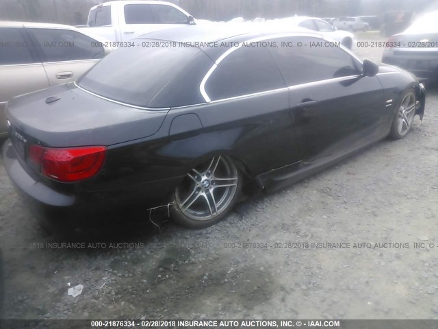 WBADX1C55BE569827 - 2011 BMW 335 IS BLACK photo 4
