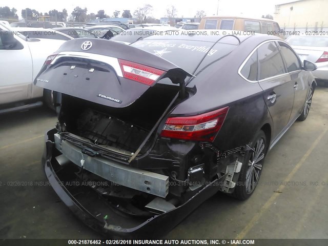4T1BK1EB1GU241292 - 2016 TOYOTA AVALON XLE PLUS/PREMIUM/TOUR/LTD 勃艮第红 照片 4