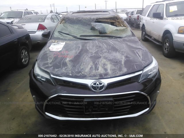4T1BK1EB1GU241292 - 2016 TOYOTA AVALON XLE PLUS/PREMIUM/TOUR/LTD 勃艮第红 照片 6