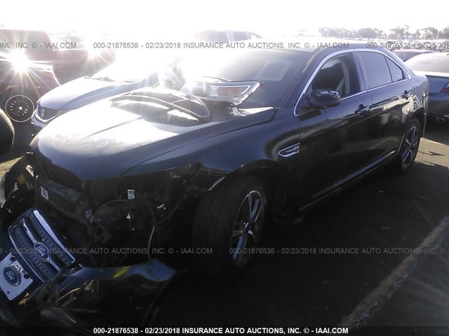 1FAHP2FW4BG155530 - 2011 FORD TAURUS LIMITED BLACK photo 2