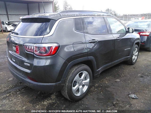 3C4NJCBB7JT137573 - 2018 JEEP COMPASS LATITUDE 灰色 照片 3