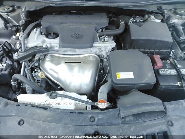 4T1BF1FK1GU558556 - 2016 TOYOTA CAMRY LE/XLE/SE/XSE GRAY photo 10