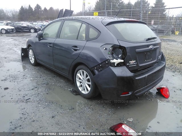 JF1GPAC65E8284563 - 2014 SUBARU IMPREZA PREMIUM GRAY photo 3