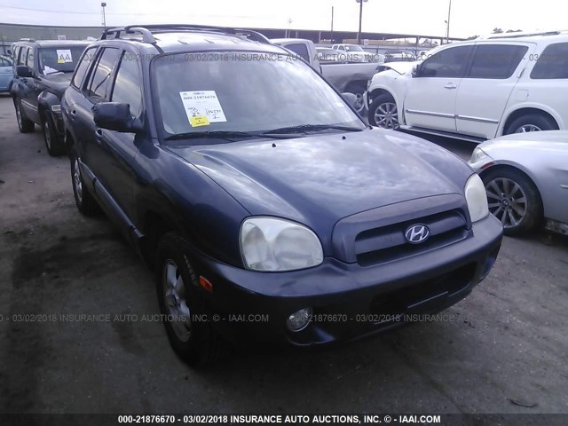 KM8SC13E15U876164 - 2005 HYUNDAI SANTA FE GLS/LX GRAY photo 1