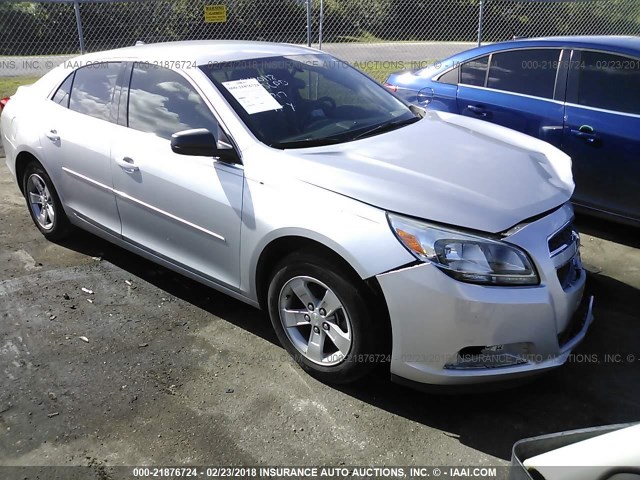 1G11B5SA0DF168959 - 2013 CHEVROLET MALIBU LS 银色 照片 1