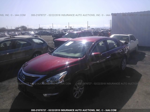 1N4AL3APXEN230816 - 2014 NISSAN ALTIMA 2.5/S/SV/SL RED photo 2