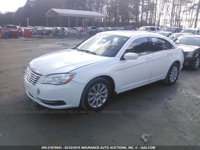 1C3CCBBB2CN104628 - 2012 CHRYSLER 200 TOURING WHITE photo 2