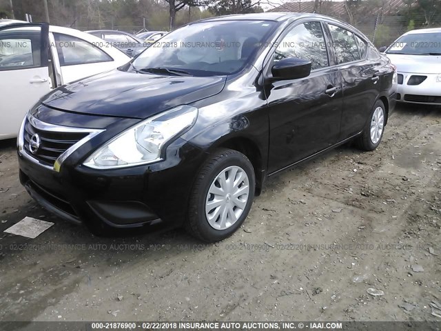 3N1CN7AP1GL825516 - 2016 NISSAN VERSA S/S PLUS/SV/SL BLACK photo 2