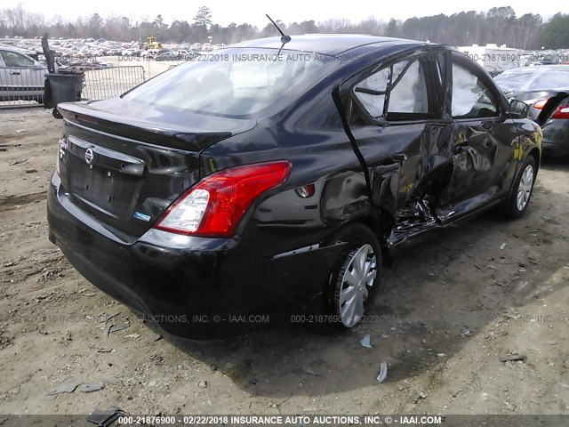 3N1CN7AP1GL825516 - 2016 NISSAN VERSA S/S PLUS/SV/SL BLACK photo 4