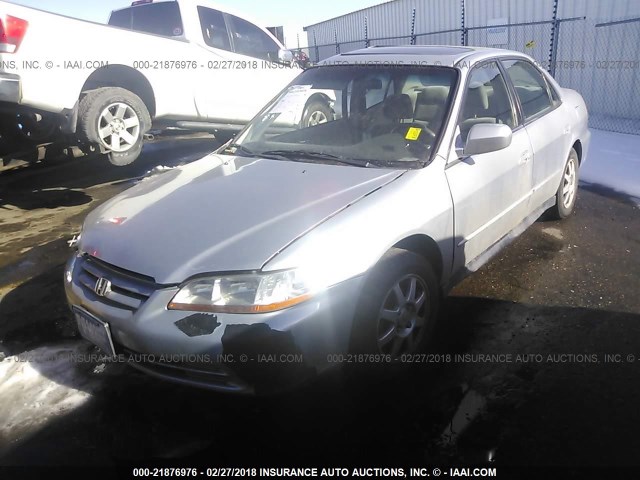 1HGCG56792A058178 - 2002 HONDA ACCORD SE SILVER photo 2