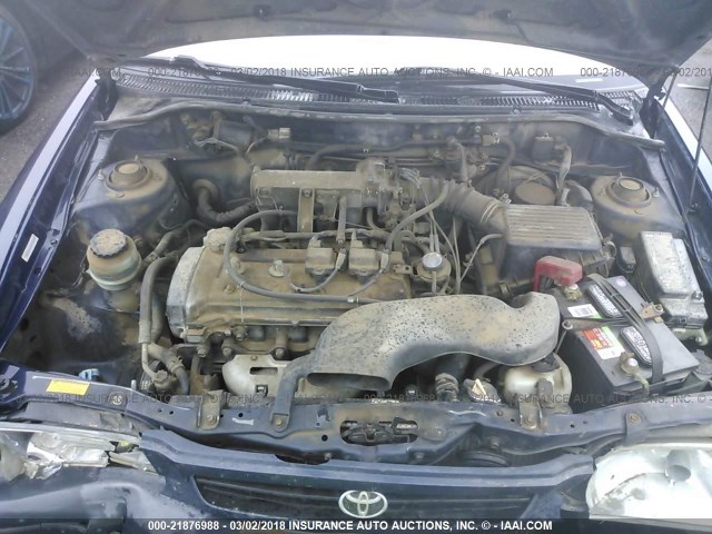 JT2AC52L1T0118121 - 1996 TOYOTA TERCEL STD/DX BLUE photo 10