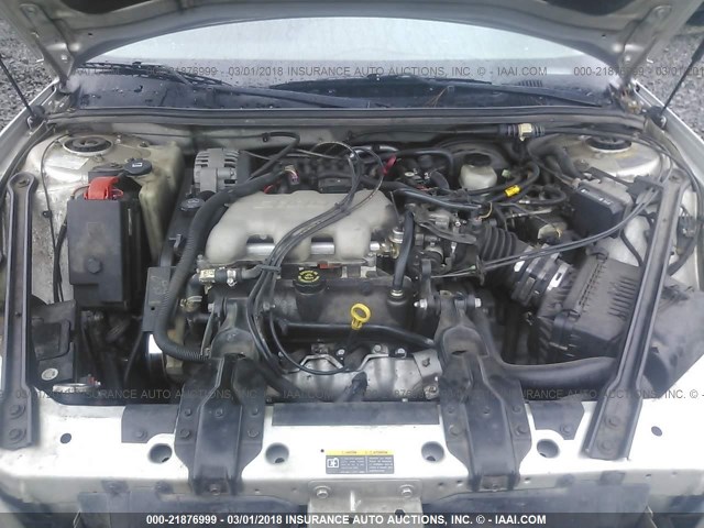 1G2WK52J42F183012 - 2002 PONTIAC GRAND PRIX SE 银色 照片 10