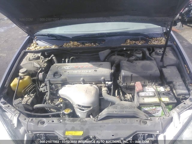 JTDBE32K230191063 - 2003 TOYOTA CAMRY LE/XLE رمادي صورة 10
