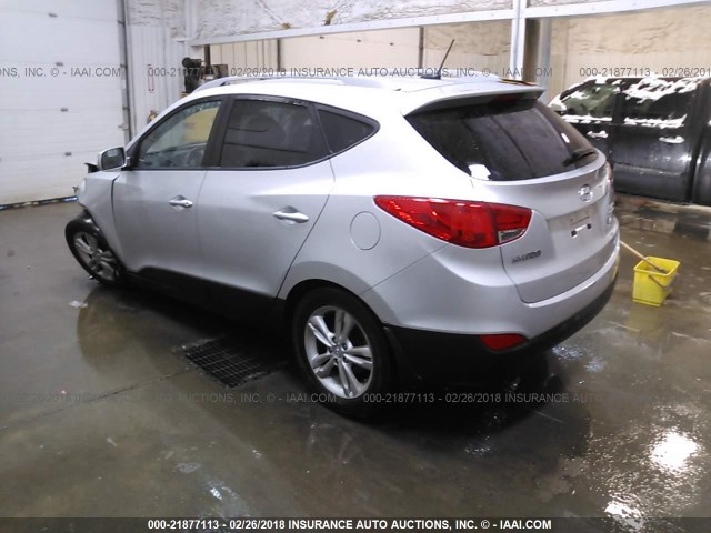 KM8JUCAC7BU121635 - 2011 HYUNDAI TUCSON GLS/LIMITED 银色 照片 3