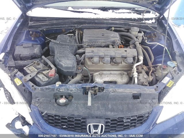 1HGEM21335L050607 - 2005 HONDA CIVIC DX VP Mavi foto 10