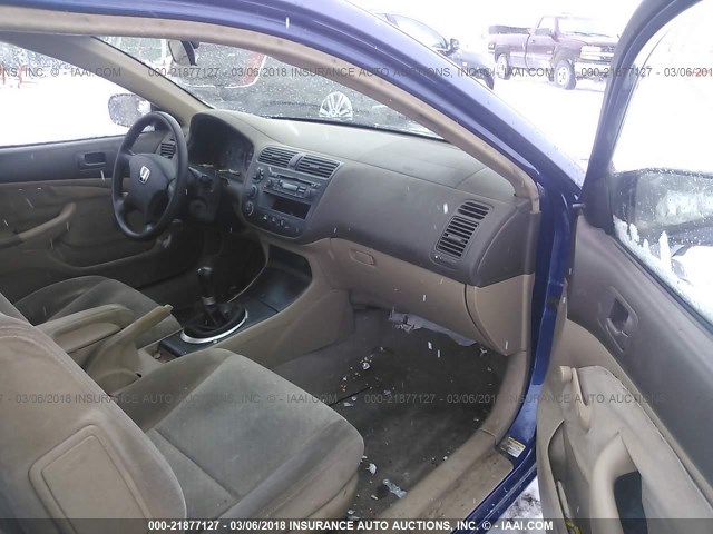 1HGEM21335L050607 - 2005 HONDA CIVIC DX VP Mavi foto 5