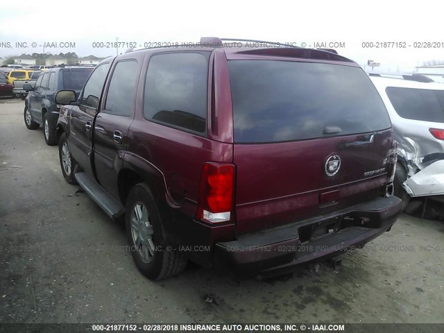1GYEC63N76R128970 - 2006 CADILLAC ESCALADE LUXURY მუქწითელი ფოტო 3