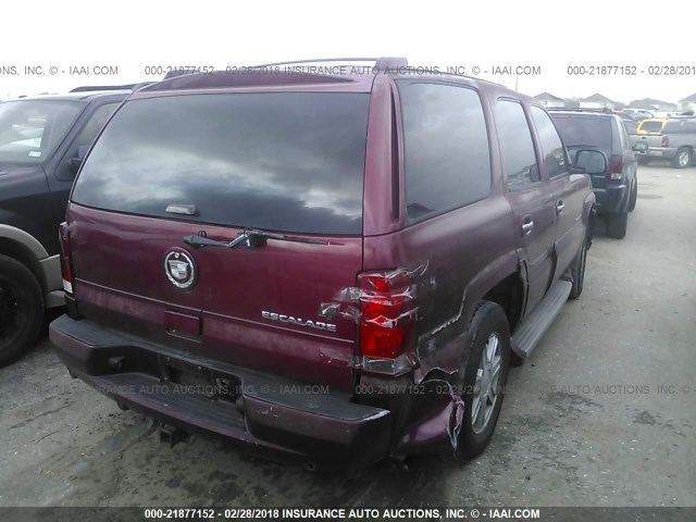 1GYEC63N76R128970 - 2006 CADILLAC ESCALADE LUXURY MAROON photo 4