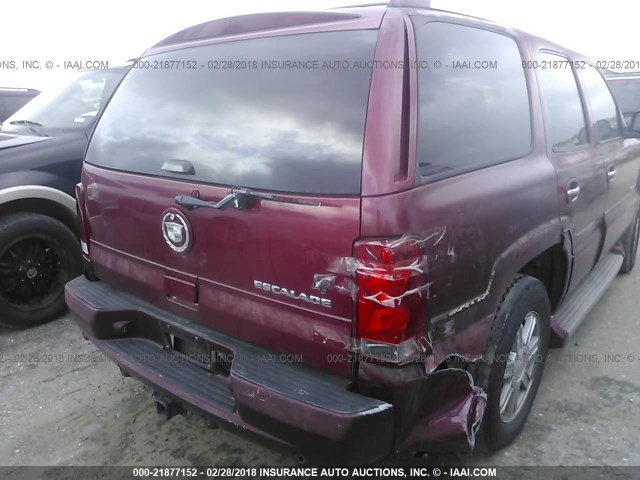 1GYEC63N76R128970 - 2006 CADILLAC ESCALADE LUXURY მუქწითელი ფოტო 6