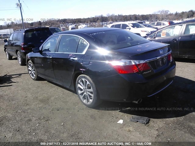 1HGCR2F56DA073649 - 2013 HONDA ACCORD SPORT 黑色 照片 3