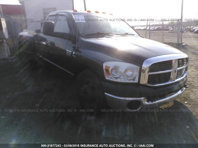 3D7ML48L49G543638 - 2009 DODGE RAM 3500 CREWCAB  BLACK photo 1