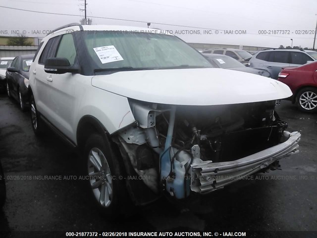 1FM5K7D89HGA27012 - 2017 FORD EXPLORER XLT WHITE photo 1