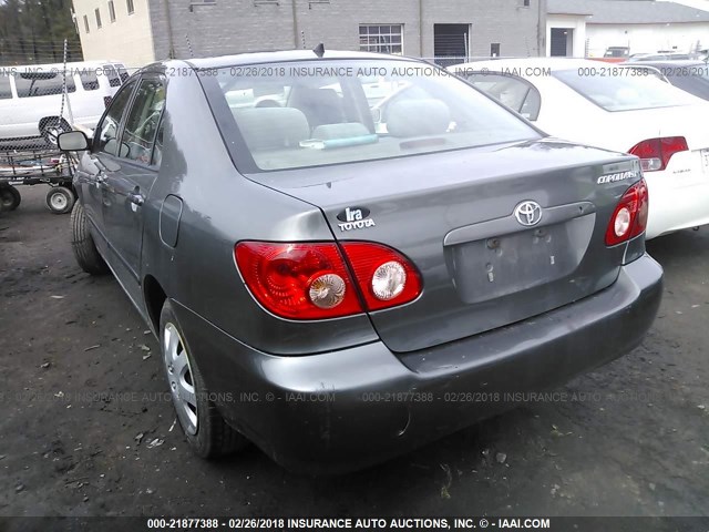 2T1BR32EX8C891277 - 2008 TOYOTA COROLLA CE/LE/S GRAY photo 3