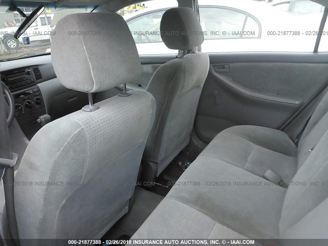 2T1BR32EX8C891277 - 2008 TOYOTA COROLLA CE/LE/S GRAY photo 8