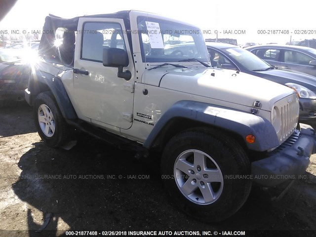 1J4AA2D14BL555643 - 2011 JEEP WRANGLER SPORT თაფლისფერი ფოტო 1