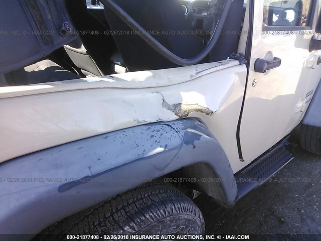 1J4AA2D14BL555643 - 2011 JEEP WRANGLER SPORT თაფლისფერი ფოტო 6