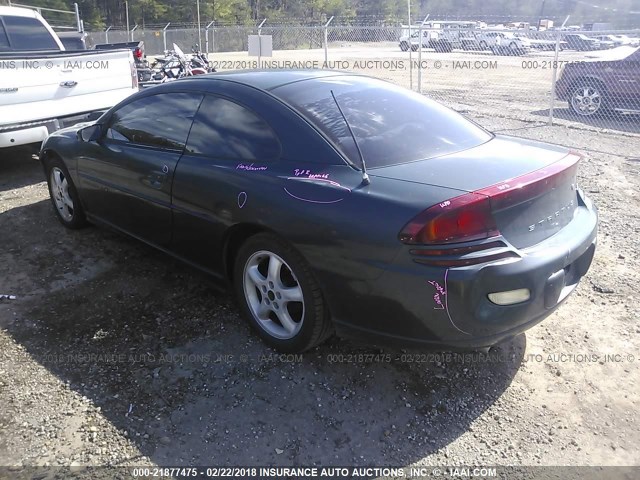 4B3AG52H71E111410 - 2001 DODGE STRATUS R/T GREEN photo 3