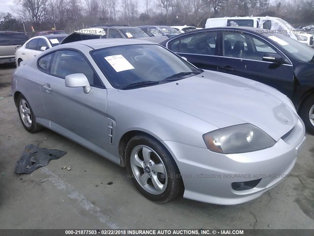 KMHHM65D76U219248 - 2006 HYUNDAI TIBURON GS SILVER photo 1