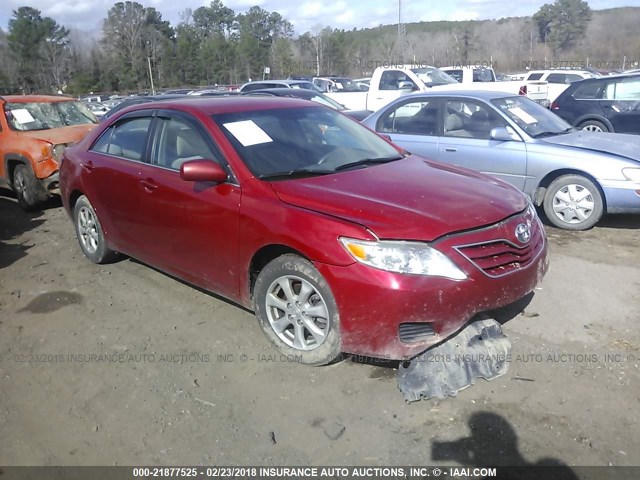 4T1BF3EKXBU156895 - 2011 TOYOTA CAMRY SE/LE/XLE RED photo 1