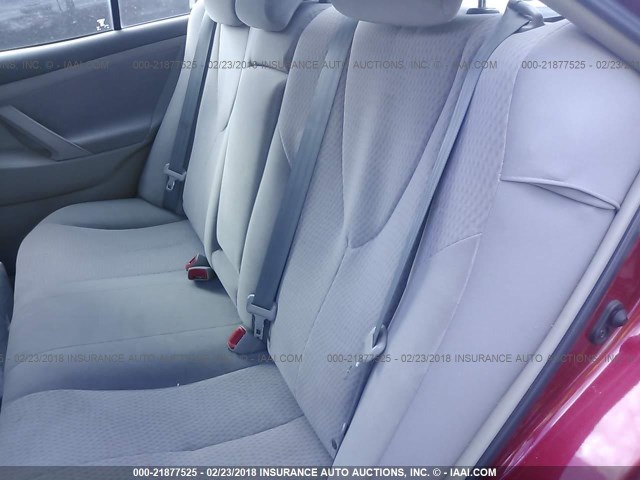 4T1BF3EKXBU156895 - 2011 TOYOTA CAMRY SE/LE/XLE RED photo 8