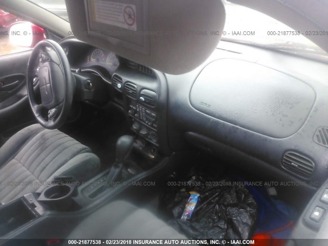 1G2WP12K3XF251567 - 1999 PONTIAC GRAND PRIX GT 红色 照片 5