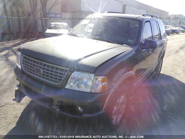 1FMZU64W74UB27724 - 2004 FORD EXPLORER EDDIE BAUER GREEN photo 2