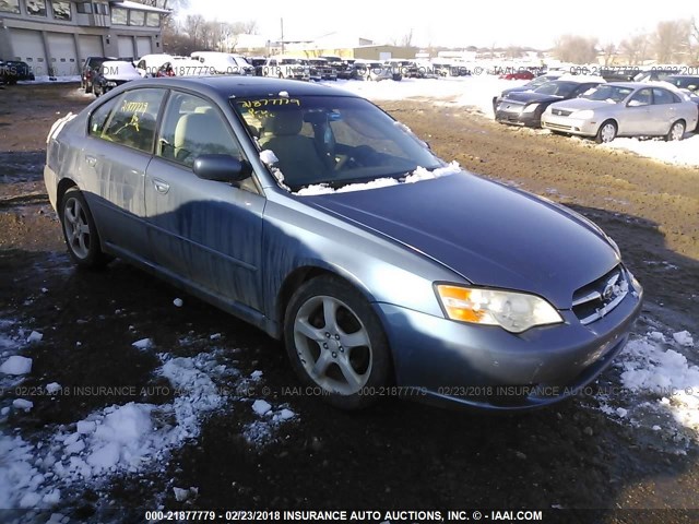 4S3BL626567205530 - 2006 SUBARU LEGACY 2.5I LIMITED BLUE photo 1