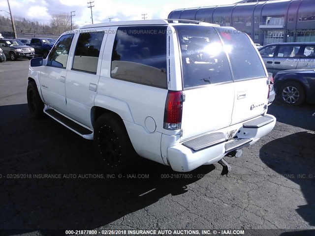 1GYEK63R6YR210830 - 2000 CADILLAC ESCALADE LUXURY WHITE photo 3