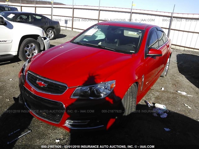 6G3F15RW0EL950590 - 2014 CHEVROLET SS RED photo 2