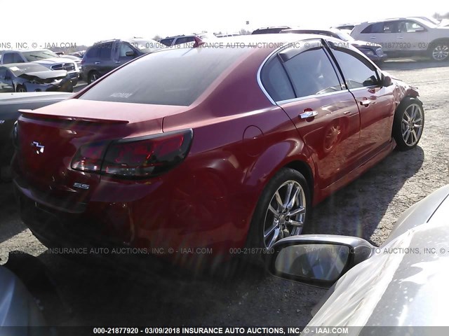 6G3F15RW0EL950590 - 2014 CHEVROLET SS RED photo 4