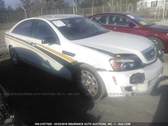 6G3NS5U2XEL944924 - 2014 CHEVROLET CAPRICE POLICE WHITE photo 1