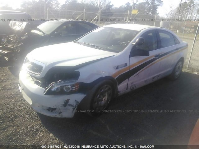 6G3NS5U2XEL944924 - 2014 CHEVROLET CAPRICE POLICE WHITE photo 2